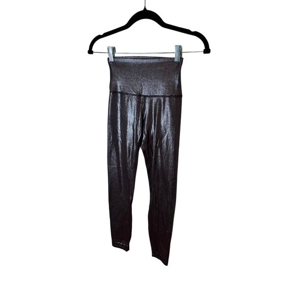 Lululemon Align High Rise Shine Pant Leggings Sz 2 Sparkly 24” Bronze Nice! - Picture 2 of 8